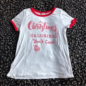 Christmas Calories don’t count graphic t-shirt S